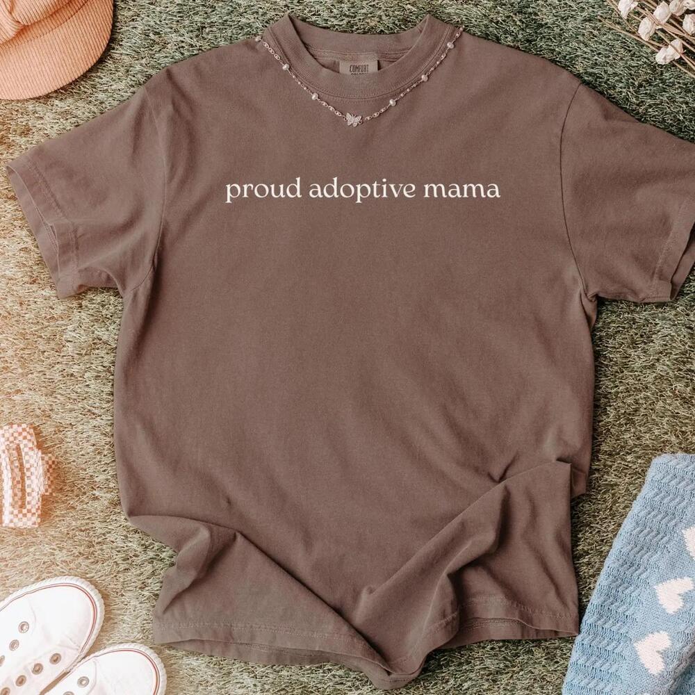 Proud Adoptive Mama Shirt, Adoption Mom Tee, S Style T Shirt